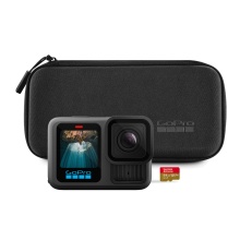 GoPro Camera HERO13 - the best camera so far, including SanDisk microSD card with 64 GB + transport bag - black